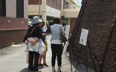 성인문해 시화전의 소경 (2013년 9월10일)